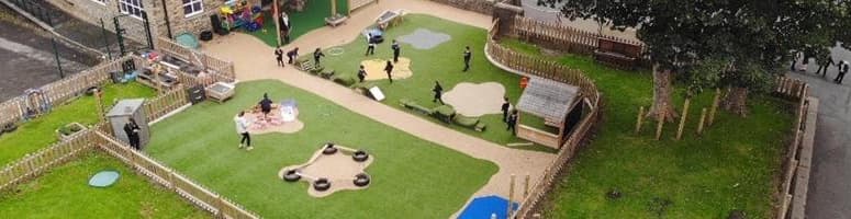 An Early Years Play Area for Mount Pellon in Yorkshire